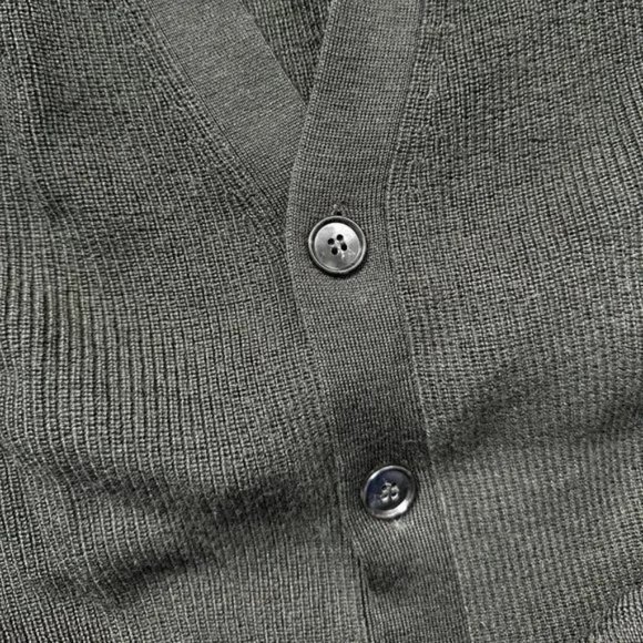 J. Crew Men's Green Button-Up Cardigan - Picture 5 of 8